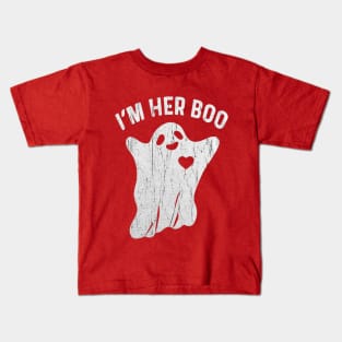 Matching Halloween I'm Her Boo, Found My Boo Tee 2023, I Found My Boo Kids T-Shirt